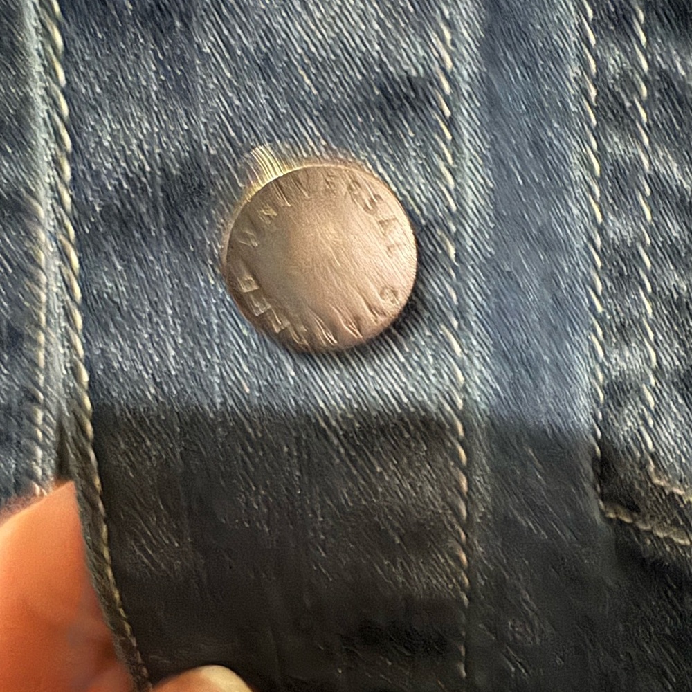Universal Standard Dark Blue Jean Jacket - Picture 4 of 4